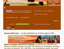 Tablet Screenshot of kenya-safari.com